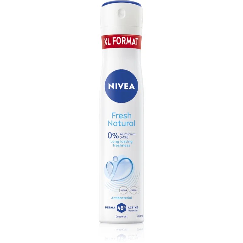 Nivea Fresh Natural spray dezodor hölgyeknek 200 ml