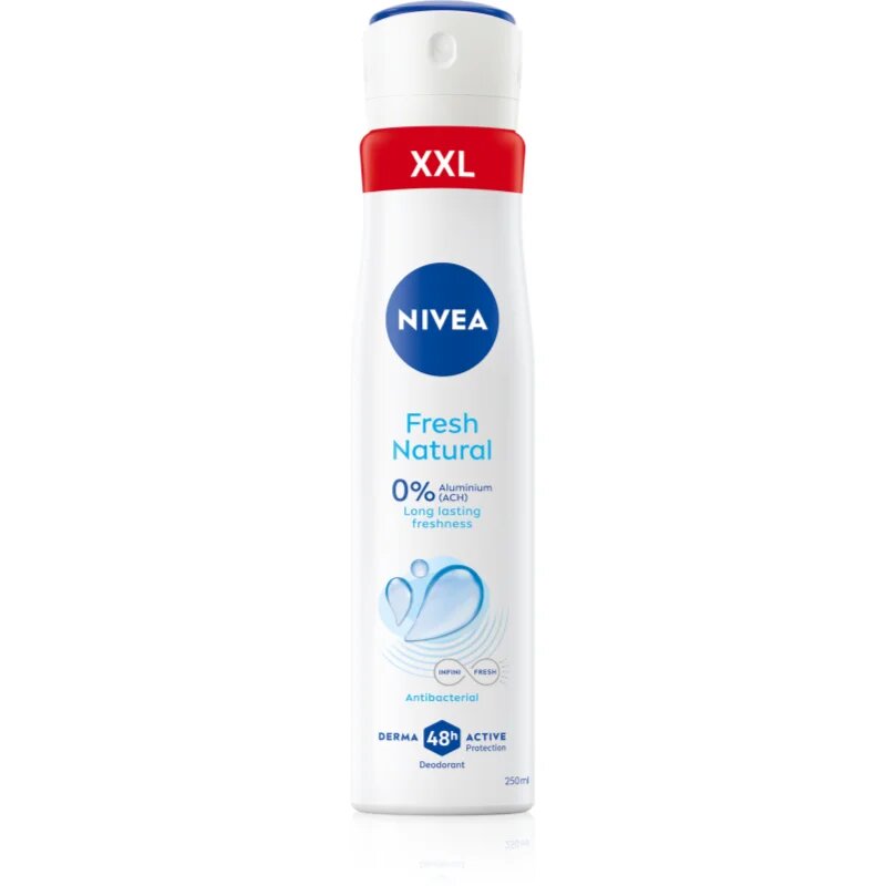 Nivea Fresh Natural spray dezodor hölgyeknek 250 ml