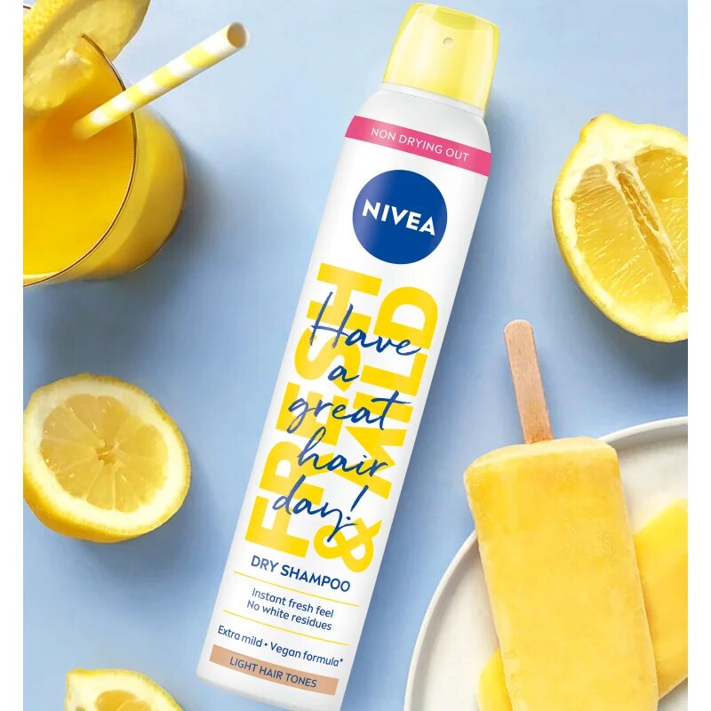 Nivea Fresh Revive száraz sampon dúsabb hatásért Light Tones 200 ml