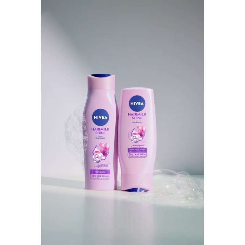 Nivea Hairmilk Natural Shine tápláló kondicionáló 200 ml