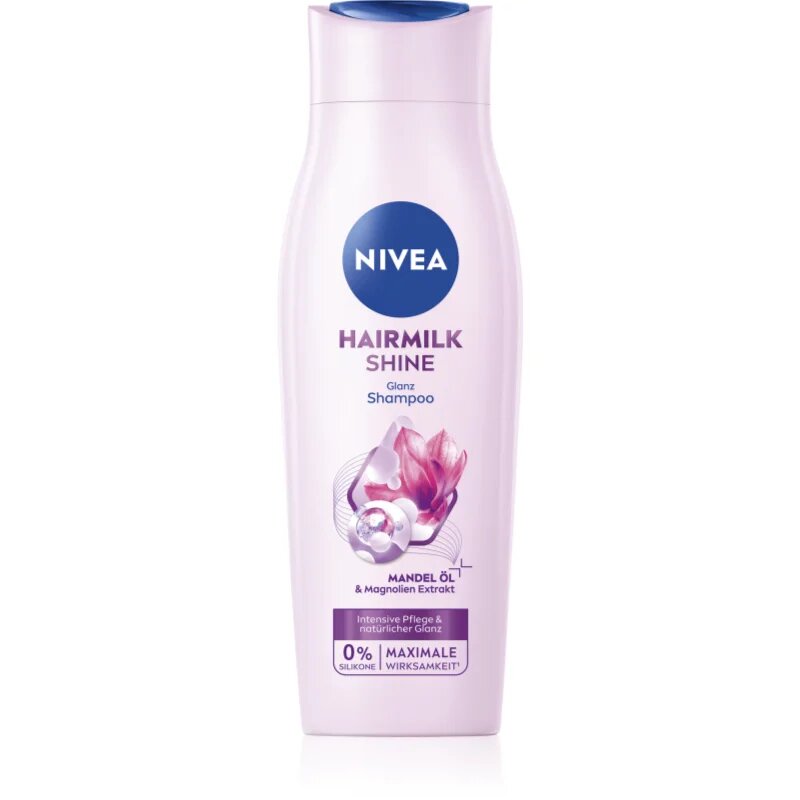 Nivea Hairmilk Shine ápoló sampon 250 ml