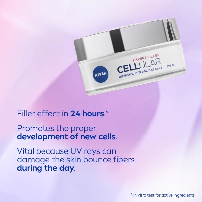Nivea Hyaluron Cellular Filler feszesítő nappali krém SPF 15 50 ml