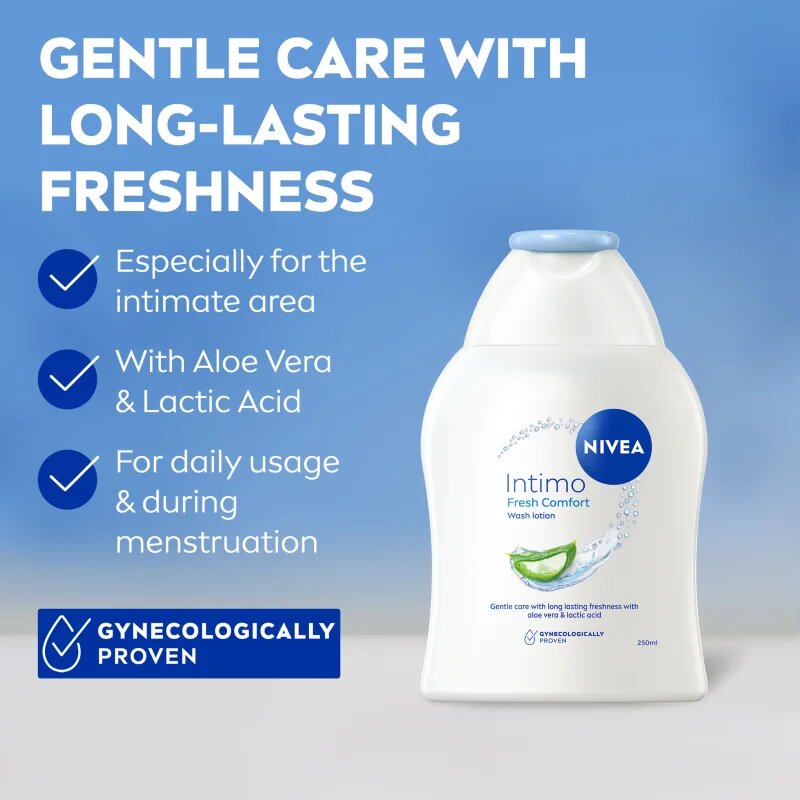 Nivea Intimo Fresh emulzió intim higiénára 250 ml