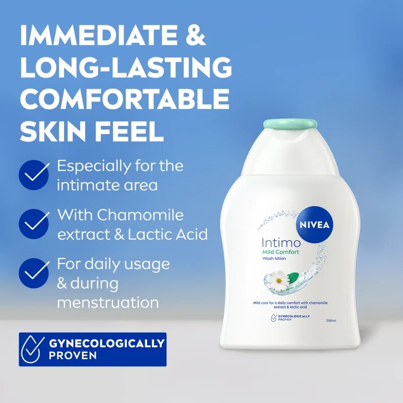 Nivea Intimo Mild emulzió intim higiénára 250 ml