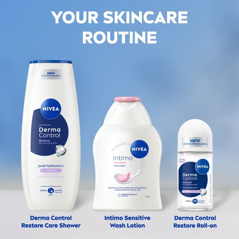 Nivea Intimo Sensitive emulzió intim higiénára 250 ml