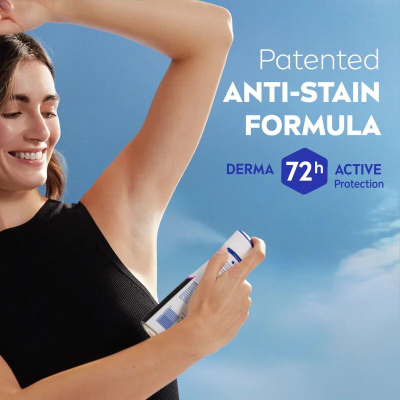 Nivea Invisible Black & White Clear izzadásgátló spray -ben hölgyeknek 250 ml