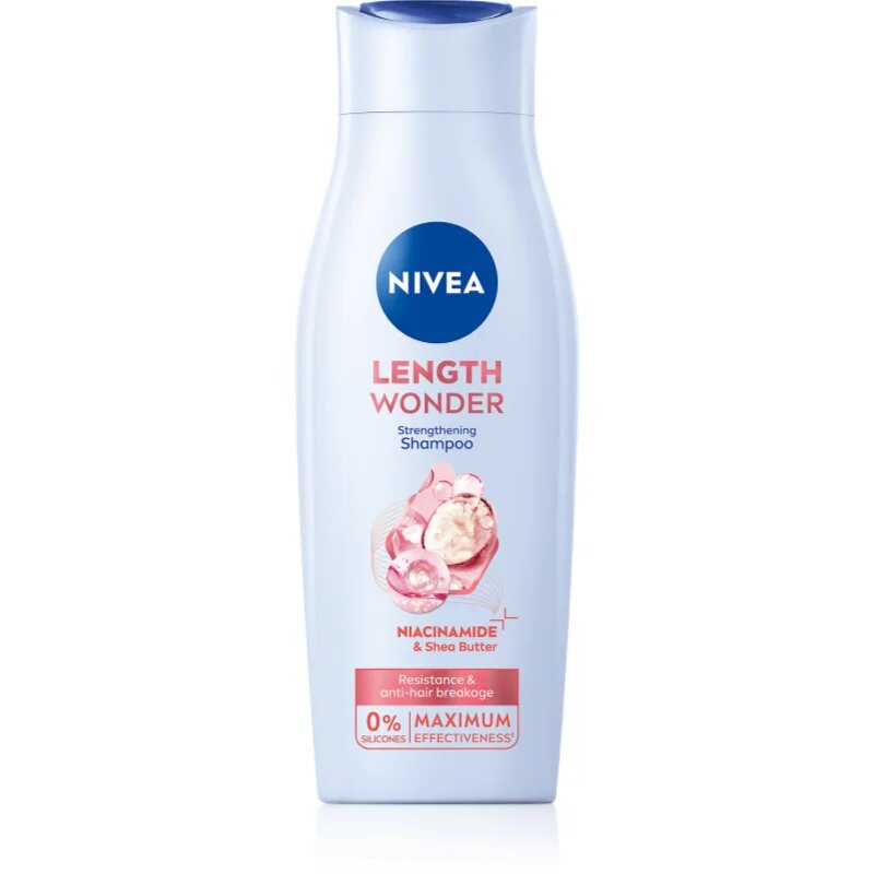 Nivea Length Wonder erősítő sampon a töredezett hajvégekre 400 ml