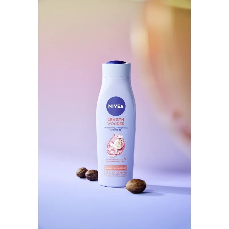 Nivea Length Wonder erősítő sampon a töredezett hajvégekre 400 ml
