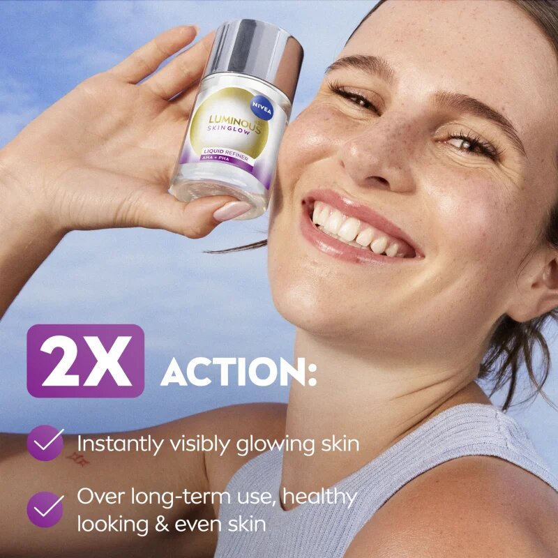 Nivea Luminous 630 Skin Glow kisimító ápolás az élénk bőrért 100 ml