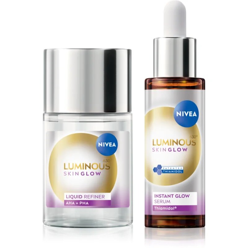 Nivea Luminous 630 Skin Glow takarékos kiszerelés az élénk és kisimított arcbőrért