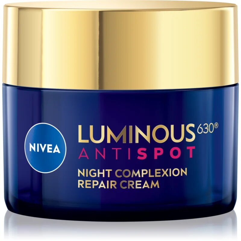 Nivea Luminous éjszakai krém a pigment foltok ellen 50 ml