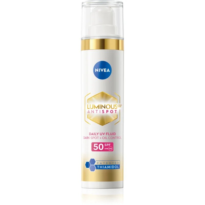 Nivea Luminous nappali krém a pigmentfoltok ellen SPF 50 40 ml
