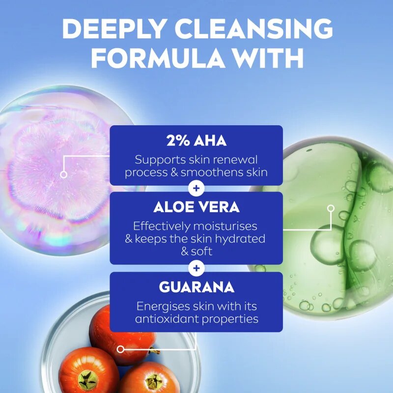 Nivea Luminous Skin Glow tisztító gél az arcbőrre az élénk bőrért 150 ml
