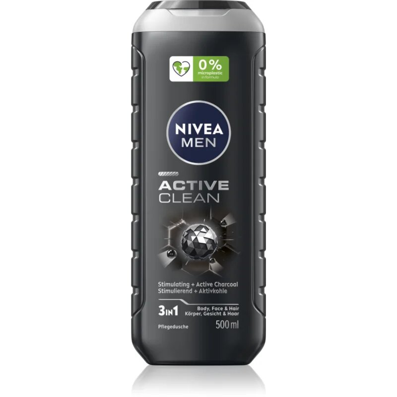 Nivea MEN Active Clean tusfürdő gél uraknak 500 ml