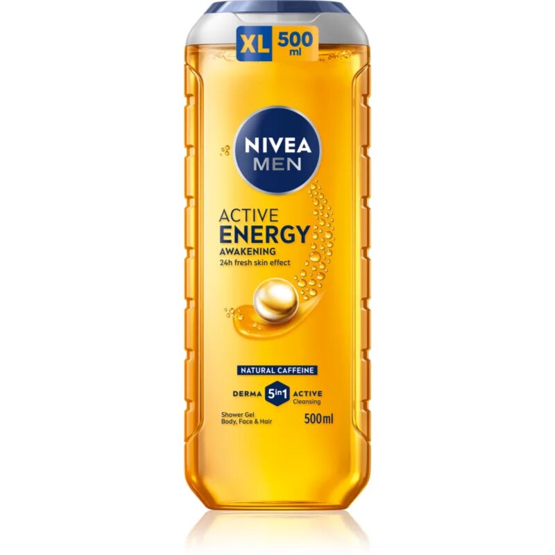 Nivea MEN Active Energy fürdőgél férfiaknak 500 ml