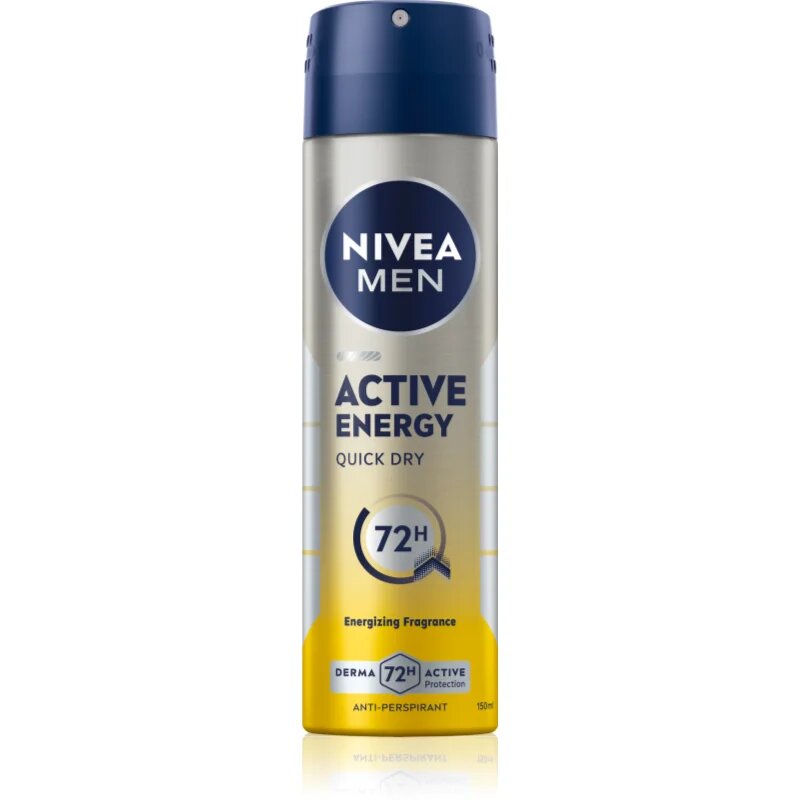 Nivea MEN Active Energy izzadásgátló spray uraknak 150 ml