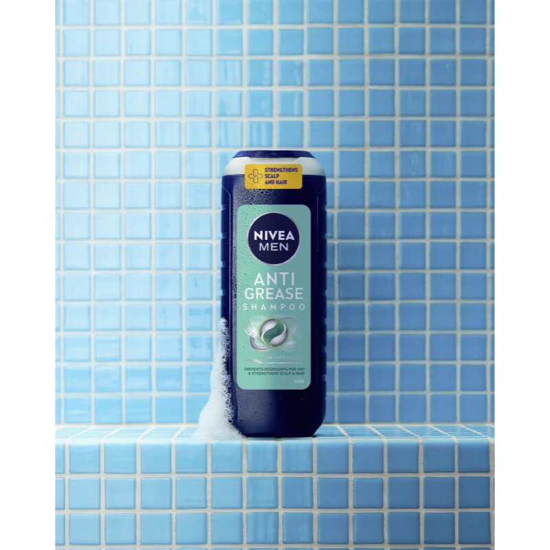 Nivea MEN Anti Grease sampon zsíros fejbőrre 500 ml