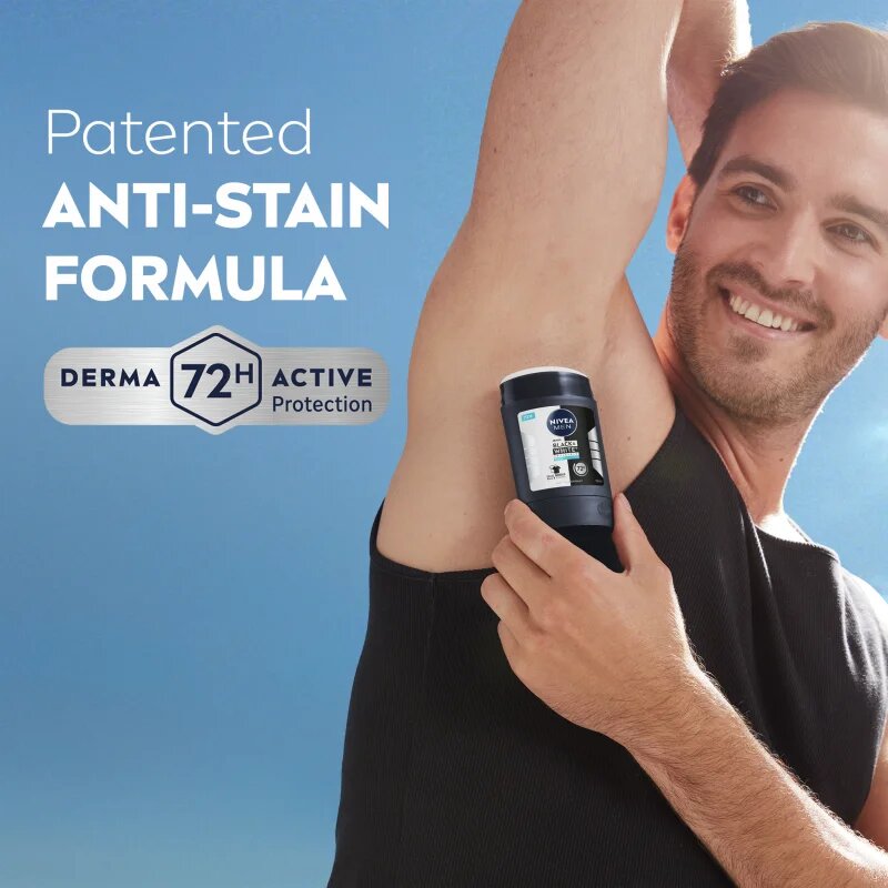 Nivea MEN Black & White Invisible Fresh izzadásgátló stift uraknak 50 ml