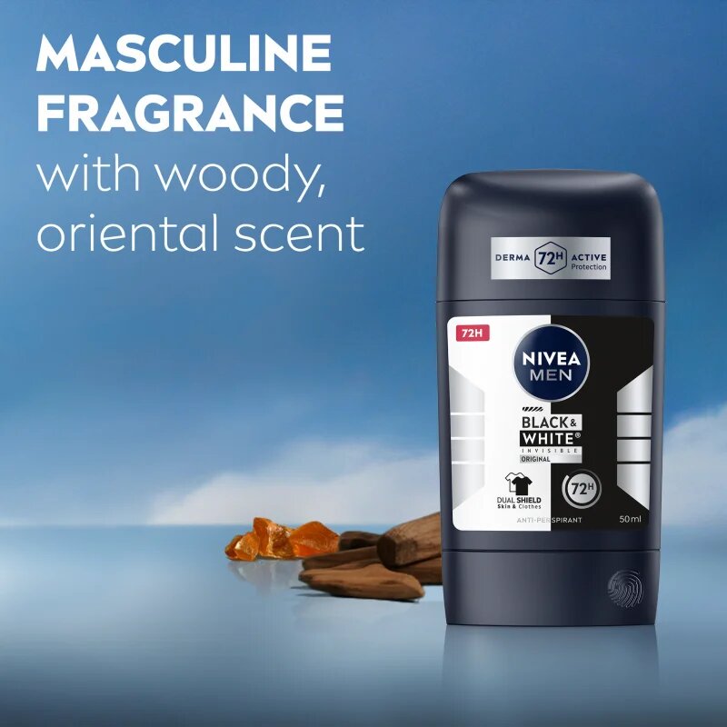 Nivea MEN Black & White Invisible Original izzadásgátló stift uraknak 50 ml