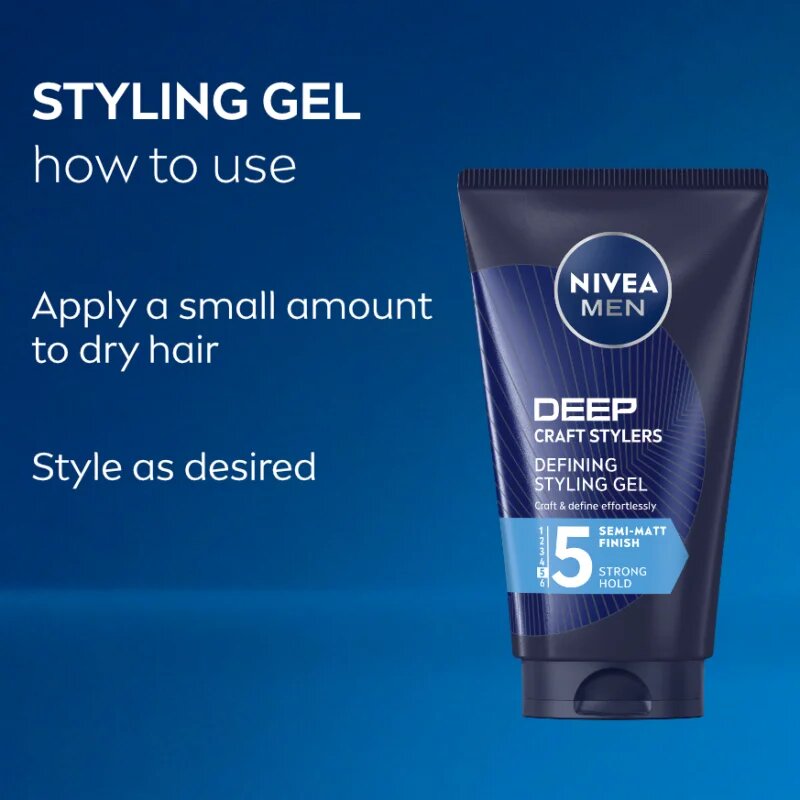 Nivea Men Craft Stylers hajzselé 150 ml