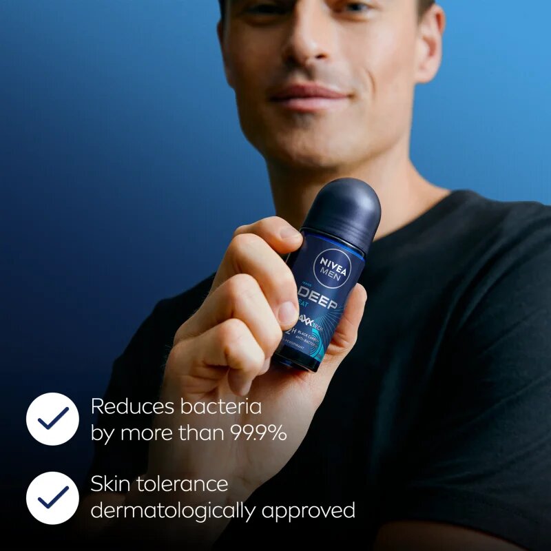 Nivea MEN Deep Beat golyós izzadásgátló 72 óra uraknak 50 ml