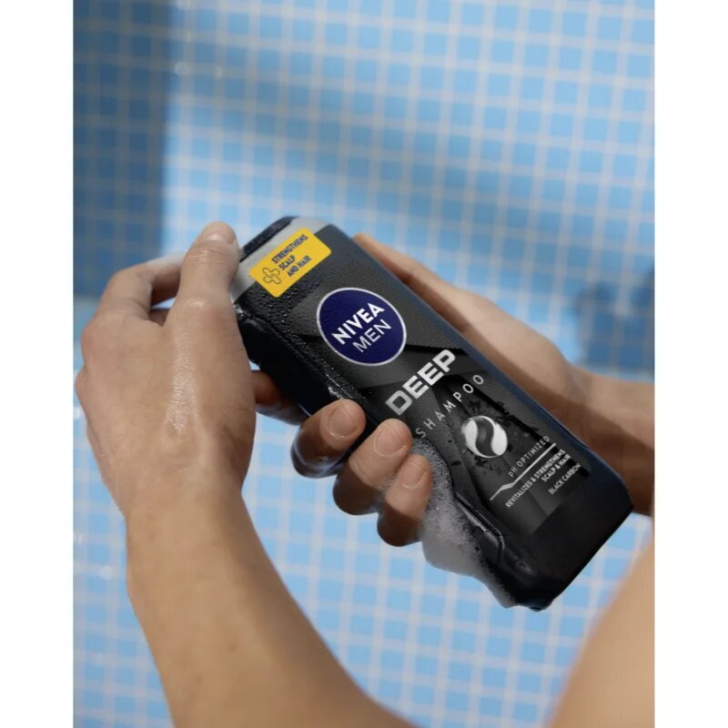 Nivea MEN Deep erősítő sampon 500 ml