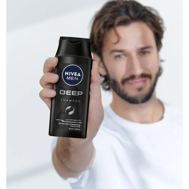 Nivea Men Deep férfi sampon 250 ml