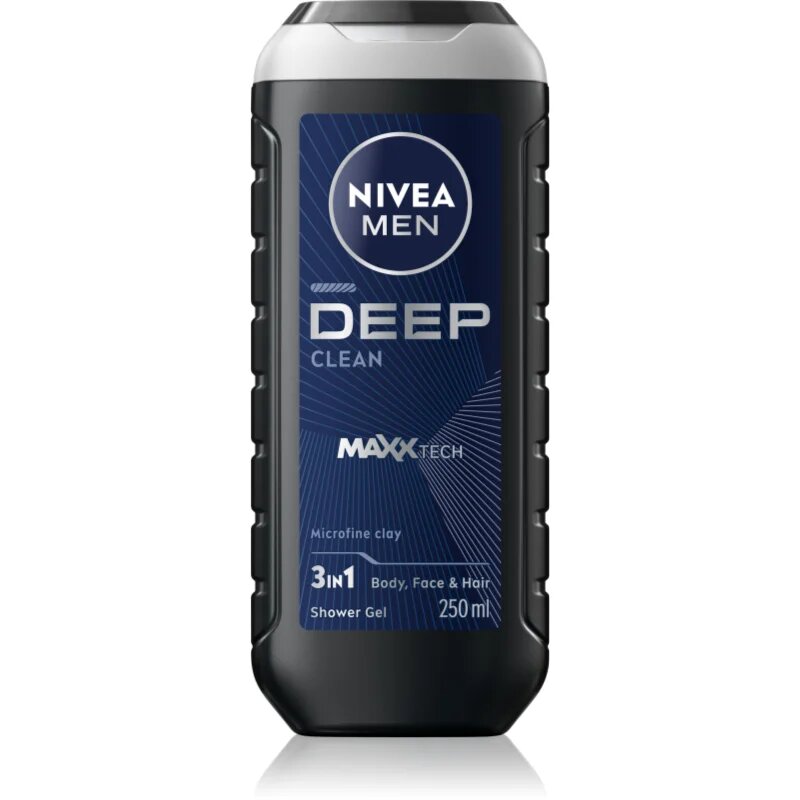 Nivea MEN Deep fürdőgél férfiaknak 250 ml