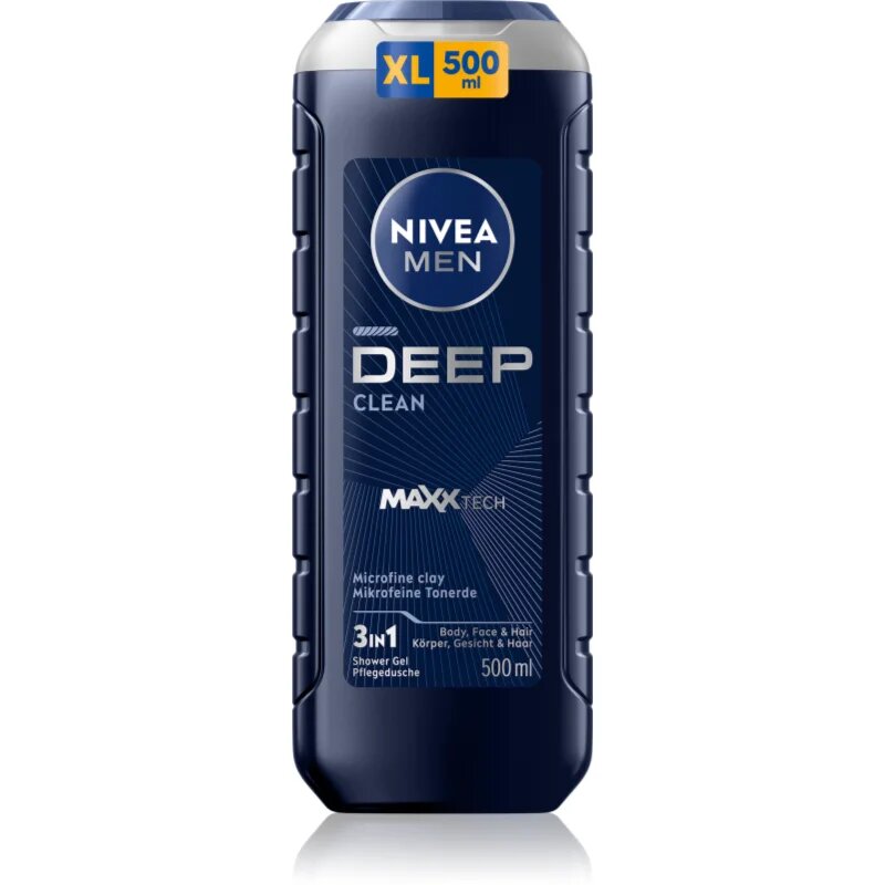 Nivea MEN Deep fürdőgél férfiaknak 500 ml