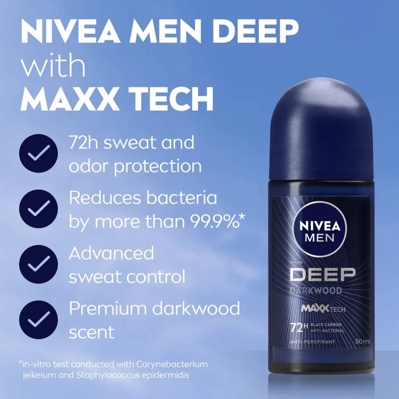 Nivea MEN Deep golyós izzadásgátló uraknak 50 ml