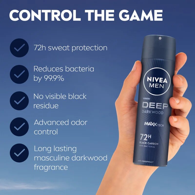 Nivea MEN Deep izzadásgátló spray uraknak 150 ml