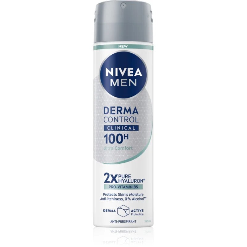 Nivea MEN Derma Dry Control izzadásgátló spray 150 ml