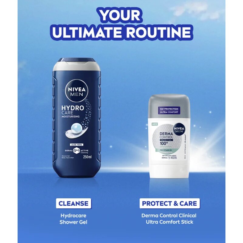 Nivea MEN Derma Dry Control izzadásgátló stift 50 ml