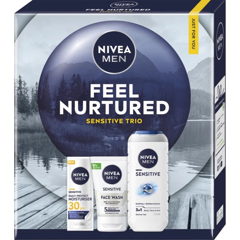 Nivea MEN Feel Nurtured ajándékszett testre és arcra