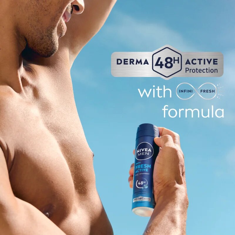 Nivea MEN Fresh Active spray dezodor 150 ml
