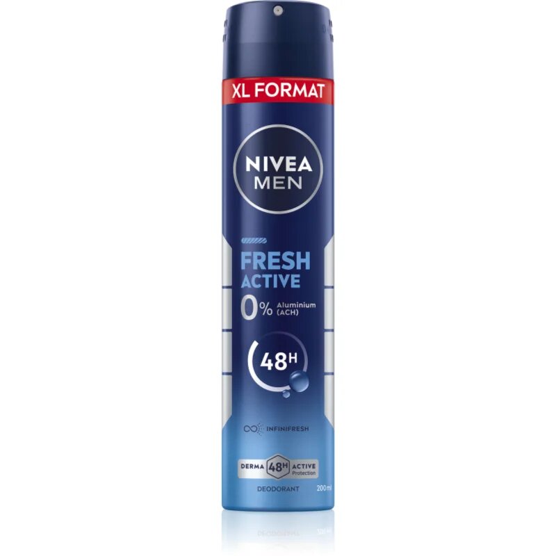 Nivea MEN Fresh Active spray dezodor uraknak 200 ml