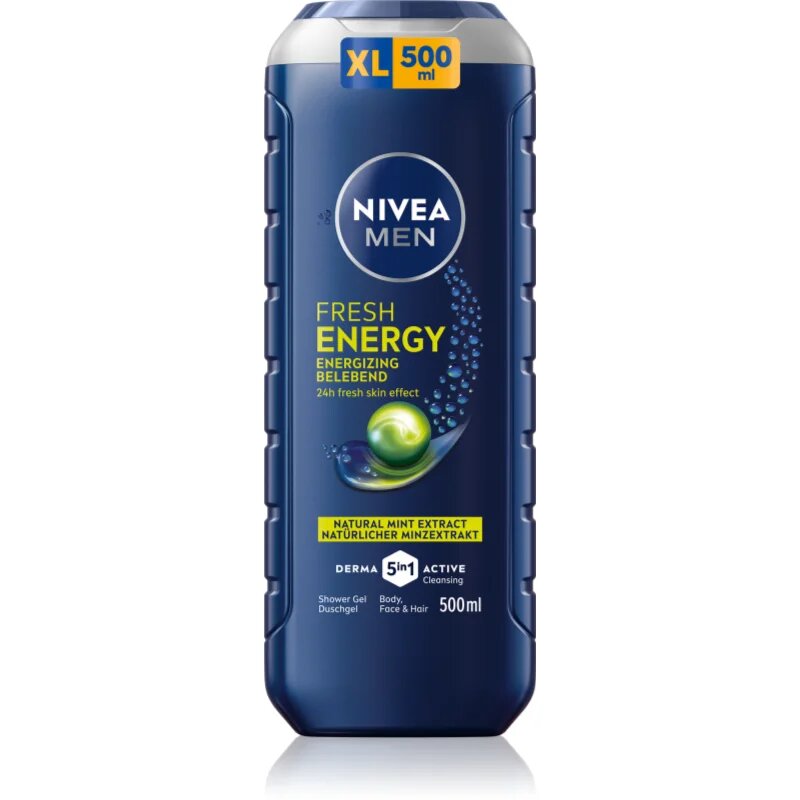 Nivea MEN Fresh Energy tusfürdő gél uraknak 500 ml