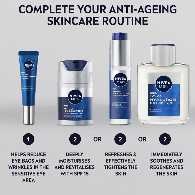 Nivea MEN Hyaluron borotválkozás utáni balzsam 100 ml