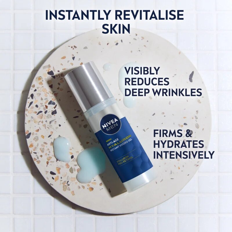 Nivea MEN Hyaluron hidratáló gél a ráncok ellen 50 ml