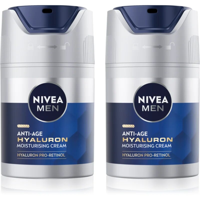 Nivea MEN Hyaluron Pro-Retinol ránctalanító krém takarékos kiszerelés uraknak