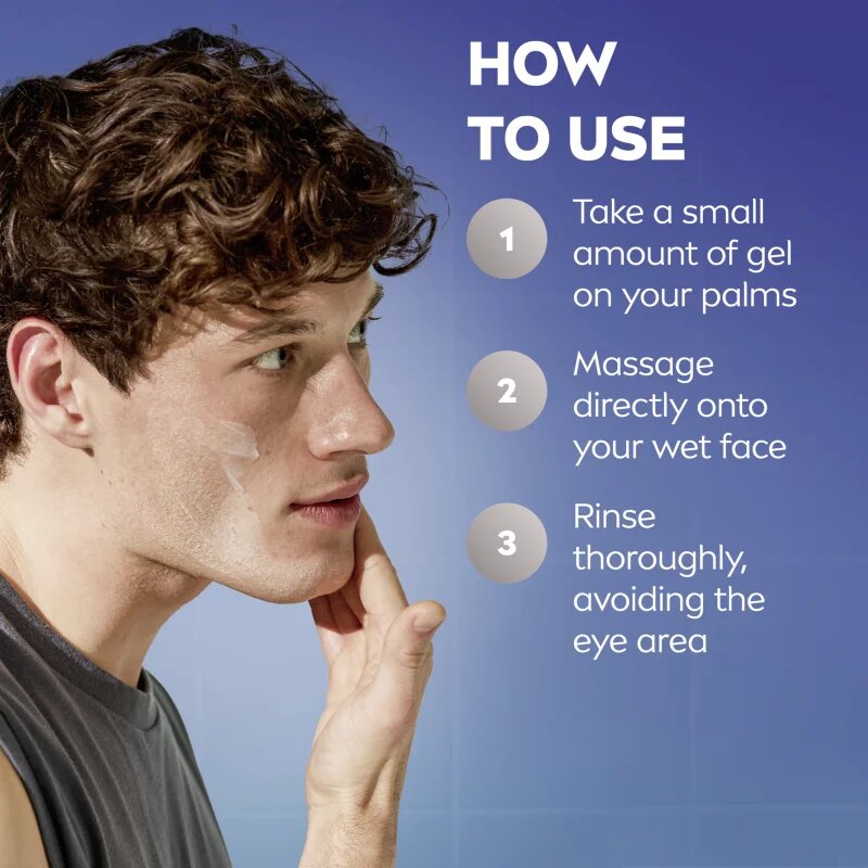 Nivea MEN Hydrocare hidratáló tisztító gél 100 ml