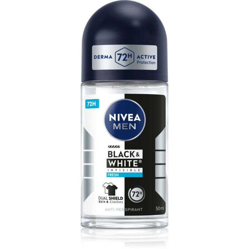 Nivea MEN Invisible Black & White Fresh golyós izzadásgátló uraknak 50 ml