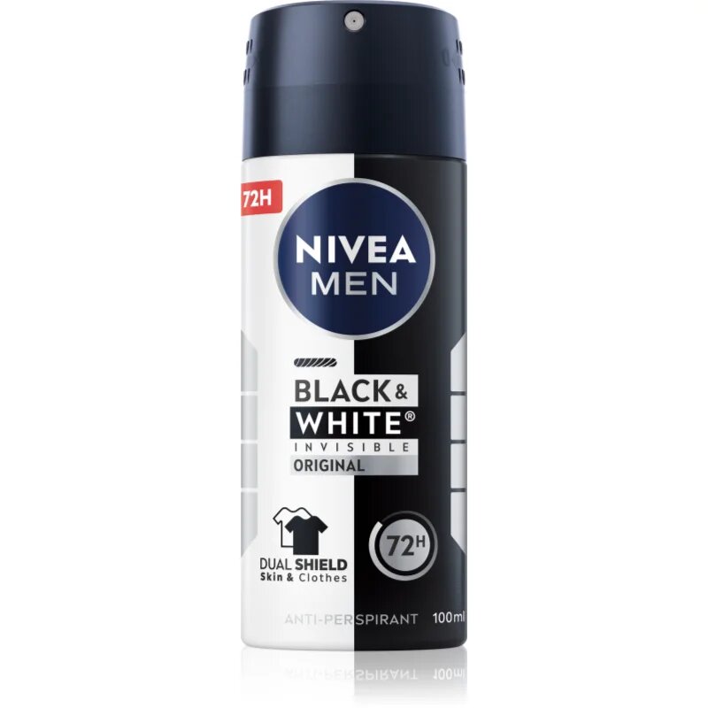 Nivea MEN Invisible Black & White izzadásgátló spray uraknak 100 ml