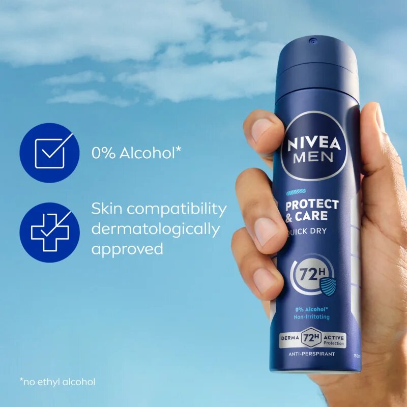 Nivea Men Protect & Care izzadásgátló spray uraknak 150 ml
