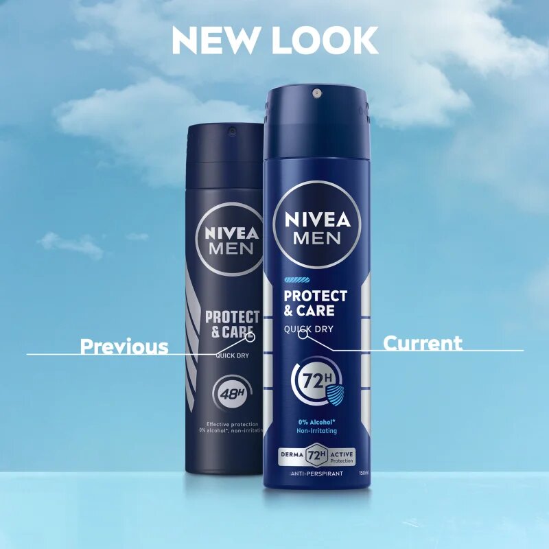 Nivea Men Protect & Care izzadásgátló spray uraknak 150 ml