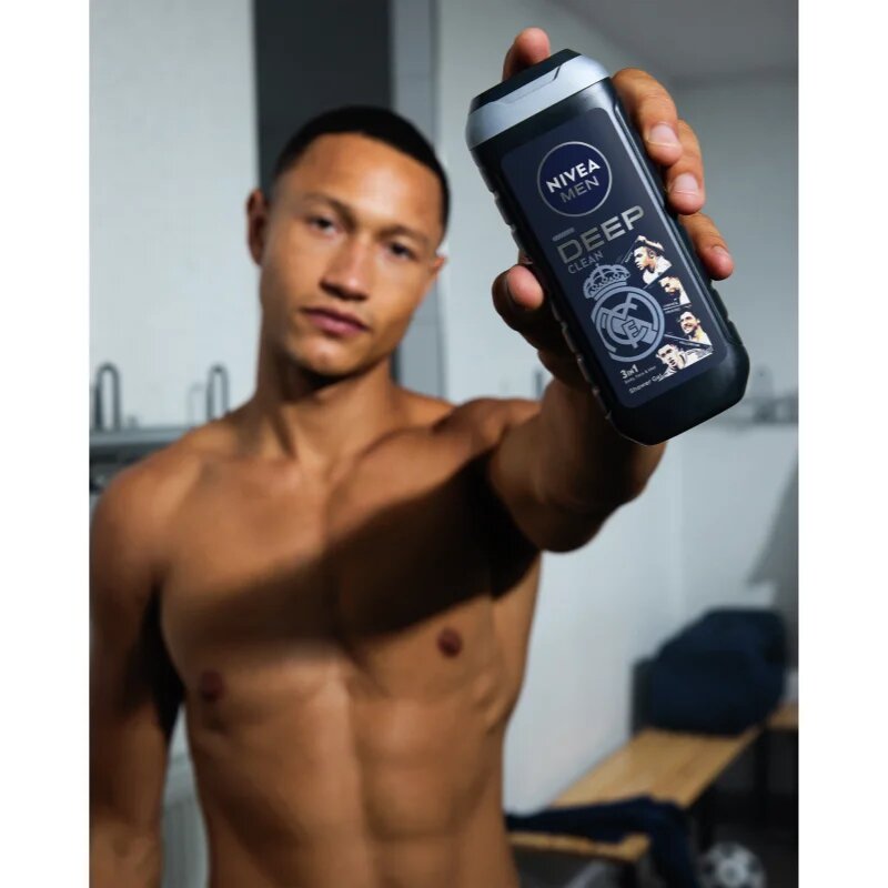 Nivea MEN Real Madrid felfrissítő tusfürdő gél 3 az 1-ben 250 ml