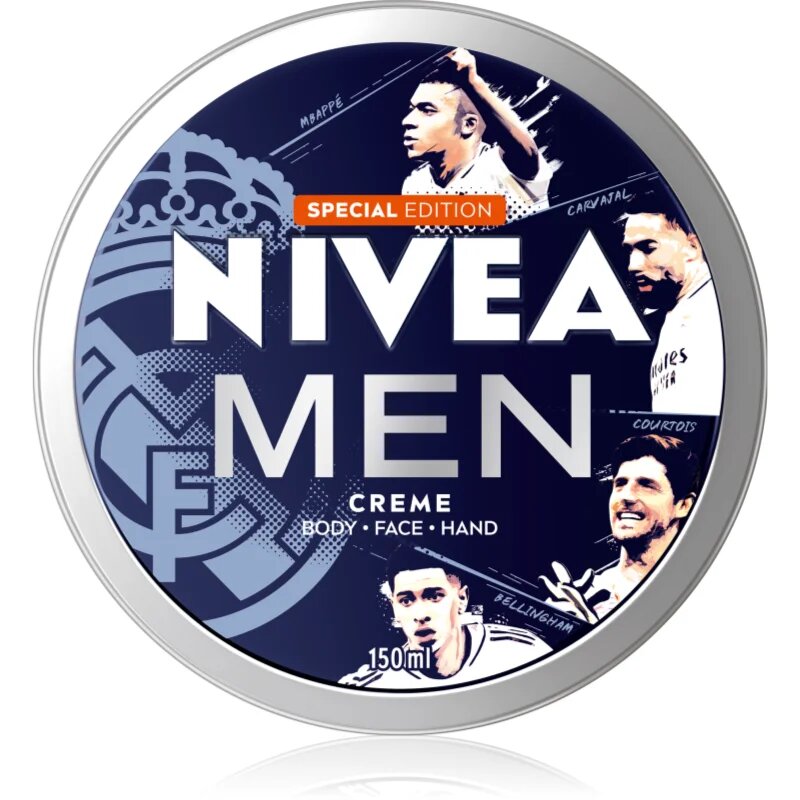 Nivea MEN Real Madrid többfunkciós krém uraknak limitált kiadás 150 ml