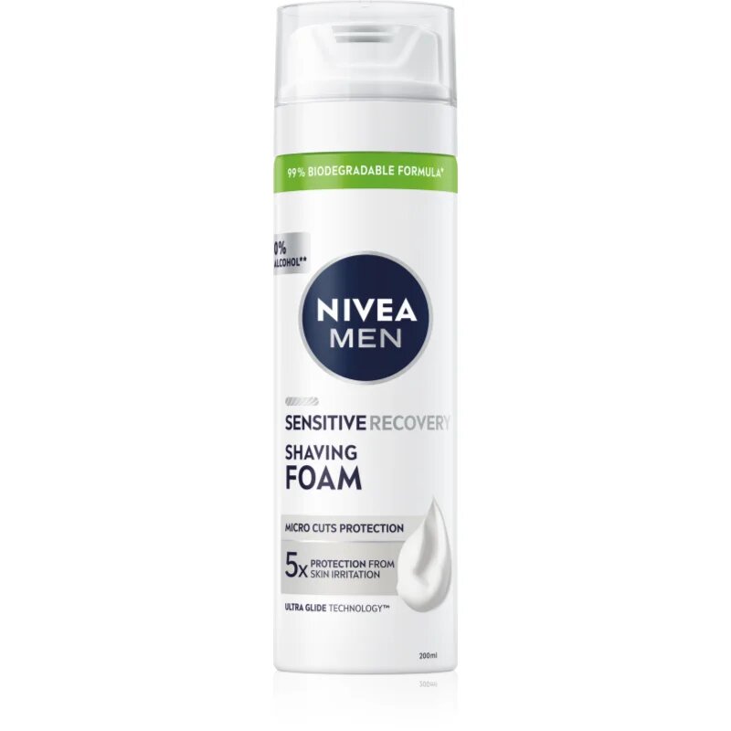 Nivea MEN Sensitive borotválkozási hab uraknak 200 ml