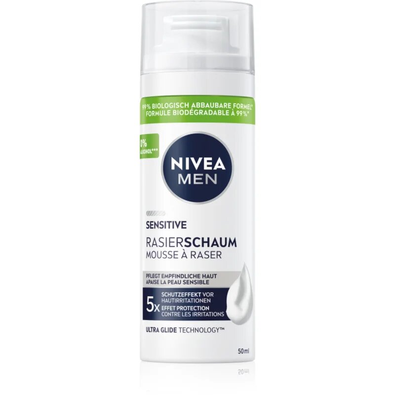 Nivea MEN Sensitive borotválkozási hab uraknak 50 ml