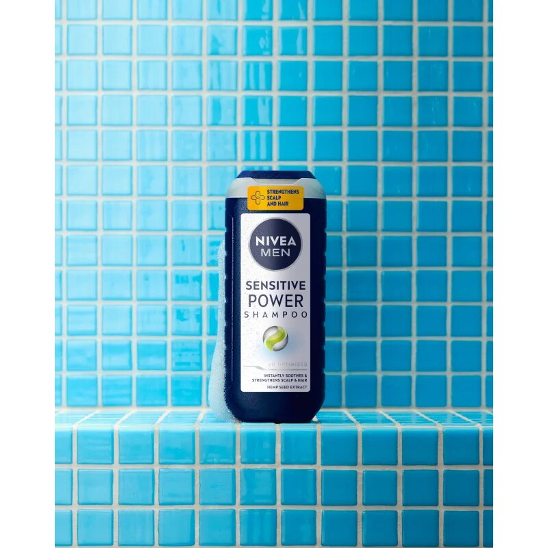 Nivea MEN Sensitive Power erősítő sampon érzékeny fejbőrre 250 ml